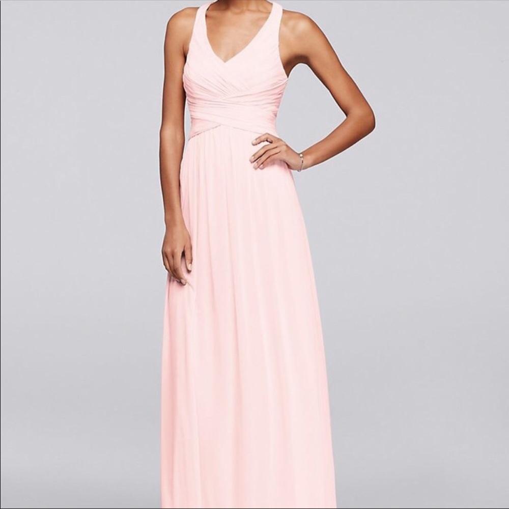 DAVIDS BRIDAL Bridesmaid Dress in PETAL